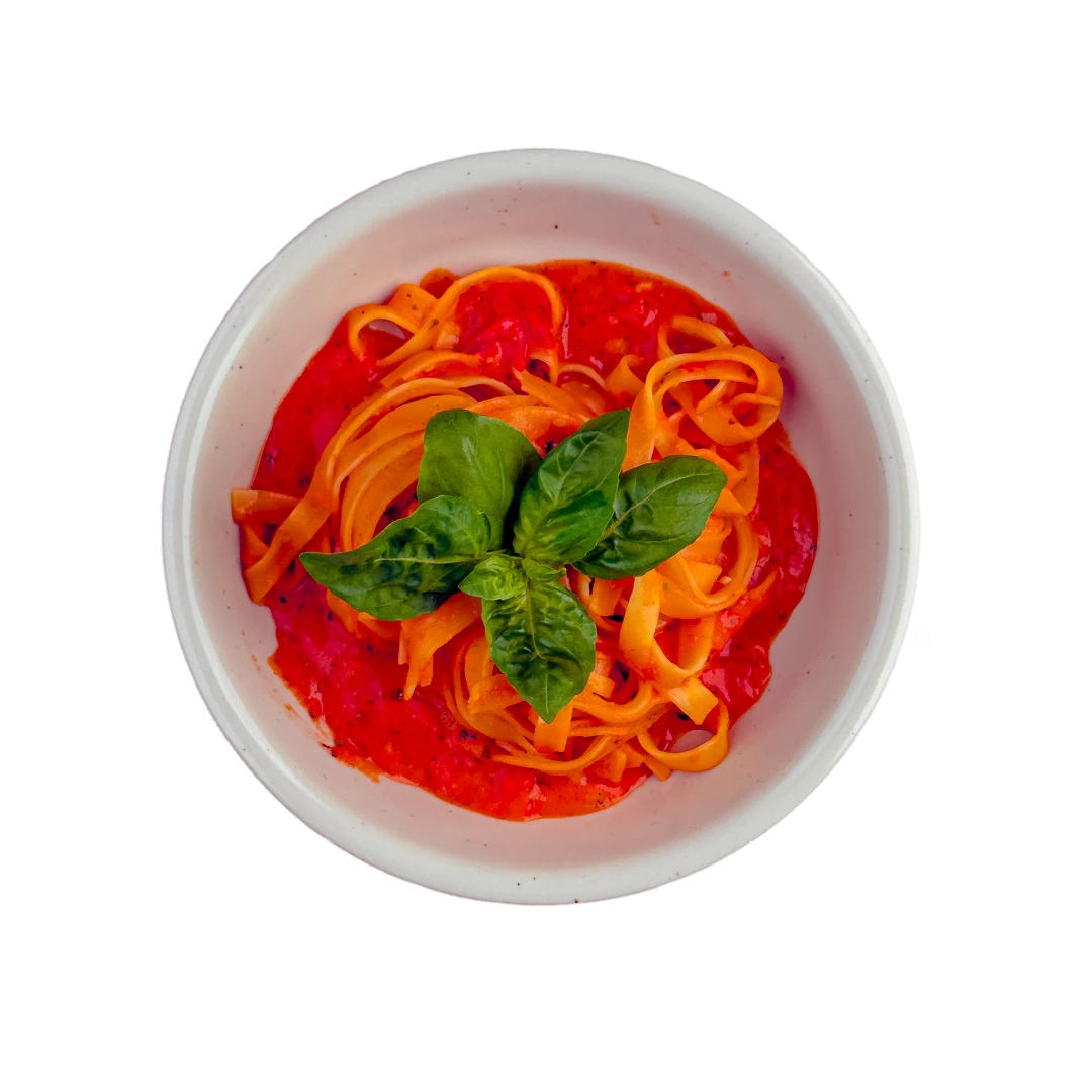 Cremige Pasta mit Burrata und Cherrytomaten