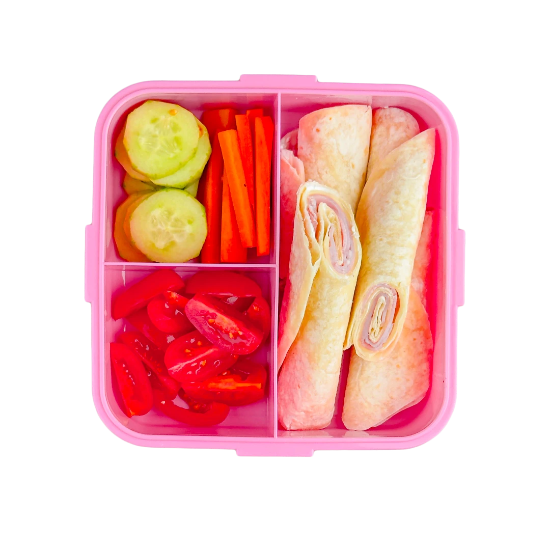 Wrap with Ham, Cheese, and Vegetables